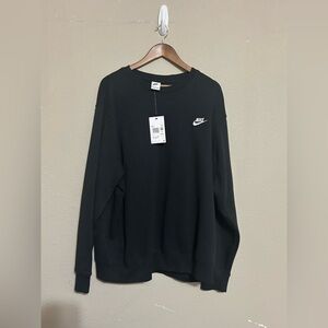 Nike Club Crewneck Sweatshirt Men’s Size XXL Black